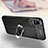 Soft Silicone Gel Leather Snap On Case Cover with Magnetic Finger Ring Stand for Xiaomi Civi 1S 5G