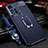 Soft Silicone Gel Leather Snap On Case Cover with Magnetic Finger Ring Stand for Xiaomi Mi 11i 5G (2022)