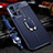 Soft Silicone Gel Leather Snap On Case Cover with Magnetic Finger Ring Stand for Xiaomi Mi 11T 5G