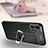 Soft Silicone Gel Leather Snap On Case Cover with Magnetic Finger Ring Stand for Xiaomi Mi 11T Pro 5G