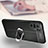 Soft Silicone Gel Leather Snap On Case Cover with Magnetic Finger Ring Stand for Xiaomi Mi 11X Pro 5G