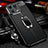 Soft Silicone Gel Leather Snap On Case Cover with Magnetic Finger Ring Stand for Xiaomi Mi 13 Pro 5G