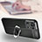 Soft Silicone Gel Leather Snap On Case Cover with Magnetic Finger Ring Stand for Xiaomi Mi Mix 4 5G