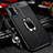 Soft Silicone Gel Leather Snap On Case Cover with Magnetic Finger Ring Stand for Xiaomi Poco F3 GT 5G