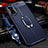 Soft Silicone Gel Leather Snap On Case Cover with Magnetic Finger Ring Stand for Xiaomi Poco F3 GT 5G