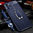 Soft Silicone Gel Leather Snap On Case Cover with Magnetic Finger Ring Stand for Xiaomi Poco X3 GT 5G