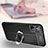 Soft Silicone Gel Leather Snap On Case Cover with Magnetic Finger Ring Stand for Xiaomi Redmi 10 Prime Plus 5G