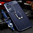 Soft Silicone Gel Leather Snap On Case Cover with Magnetic Finger Ring Stand for Xiaomi Redmi K50 Pro 5G