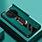 Soft Silicone Gel Leather Snap On Case Cover with Magnetic Finger Ring Stand PB1 for Oppo Find X7 Ultra 5G
