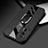 Soft Silicone Gel Leather Snap On Case Cover with Magnetic Finger Ring Stand PB1 for Xiaomi Poco F5 Pro 5G