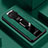 Soft Silicone Gel Leather Snap On Case Cover with Magnetic Finger Ring Stand PB1 for Xiaomi Redmi Note 9T 5G Green