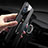 Soft Silicone Gel Leather Snap On Case Cover with Magnetic Finger Ring Stand PB3 for Xiaomi Redmi K50 Gaming 5G