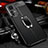 Soft Silicone Gel Leather Snap On Case Cover with Magnetic Finger Ring Stand S01 for Xiaomi Mi 12T Pro 5G