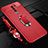 Soft Silicone Gel Leather Snap On Case Cover with Magnetic Finger Ring Stand S01 for Xiaomi Poco M2