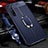 Soft Silicone Gel Leather Snap On Case Cover with Magnetic Finger Ring Stand S02 for Oppo Reno3