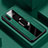 Soft Silicone Gel Leather Snap On Case Cover with Magnetic Finger Ring Stand S04 for Huawei Honor 9X Pro Green