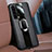 Soft Silicone Gel Leather Snap On Case Cover with Magnetic Finger Ring Stand T01 for Huawei Honor 20 Pro