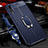 Soft Silicone Gel Leather Snap On Case Cover with Magnetic Finger Ring Stand T01 for Huawei P20 Pro