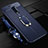 Soft Silicone Gel Leather Snap On Case Cover with Magnetic Finger Ring Stand T02 for Oppo R17 Pro