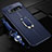 Soft Silicone Gel Leather Snap On Case Cover with Magnetic Finger Ring Stand T02 for Samsung Galaxy S10 5G