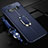 Soft Silicone Gel Leather Snap On Case Cover with Magnetic Finger Ring Stand T02 for Samsung Galaxy S10 Plus