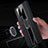 Soft Silicone Gel Leather Snap On Case Cover with Magnetic Finger Ring Stand T02 for Samsung Galaxy S20