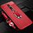 Soft Silicone Gel Leather Snap On Case Cover with Magnetic Finger Ring Stand T02 for Xiaomi Mi 9T