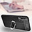 Soft Silicone Gel Leather Snap On Case Cover with Magnetic Finger Ring Stand T03 for Huawei Nova 6