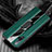 Soft Silicone Gel Leather Snap On Case Cover with Magnetic Finger Ring Stand T04 for Huawei Nova 5 Green