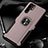 Soft Silicone Gel Leather Snap On Case Cover with Magnetic Finger Ring Stand T05 for Huawei P30 Pro