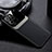 Soft Silicone Gel Leather Snap On Case Cover with Magnetic FL1 for Huawei Honor 60 SE 5G Black