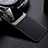 Soft Silicone Gel Leather Snap On Case Cover with Magnetic FL1 for Samsung Galaxy A04s Black