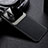 Soft Silicone Gel Leather Snap On Case Cover with Magnetic FL1 for Samsung Galaxy A22 5G Black