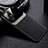 Soft Silicone Gel Leather Snap On Case Cover with Magnetic FL1 for Samsung Galaxy A22s 5G Black