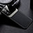 Soft Silicone Gel Leather Snap On Case Cover with Magnetic FL1 for Samsung Galaxy F23 5G Black