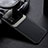 Soft Silicone Gel Leather Snap On Case Cover with Magnetic FL1 for Xiaomi Poco M4 Pro 4G Black