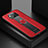 Soft Silicone Gel Leather Snap On Case Cover with Magnetic FL1 for Xiaomi Poco X3 NFC Red