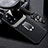 Soft Silicone Gel Leather Snap On Case Cover with Magnetic FL2 for Xiaomi Civi 2 5G Black