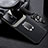 Soft Silicone Gel Leather Snap On Case Cover with Magnetic FL2 for Xiaomi Mi 11T 5G Black