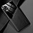 Soft Silicone Gel Leather Snap On Case Cover with Magnetic for Oppo A17K Black