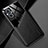 Soft Silicone Gel Leather Snap On Case Cover with Magnetic for Oppo A96 5G Black