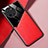 Soft Silicone Gel Leather Snap On Case Cover with Magnetic for Realme 11 4G Red