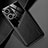 Soft Silicone Gel Leather Snap On Case Cover with Magnetic for Xiaomi Redmi Note 12 Turbo 5G Black