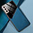 Soft Silicone Gel Leather Snap On Case Cover with Magnetic M01 for Samsung Galaxy S23 Plus 5G Blue