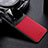 Soft Silicone Gel Leather Snap On Case Cover with Magnetic S01 for Vivo iQOO 8 5G Red