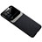Soft Silicone Gel Leather Snap On Case Cover with Magnetic S01 for Vivo iQOO 9 Pro 5G Black