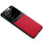 Soft Silicone Gel Leather Snap On Case Cover with Magnetic S01 for Vivo iQOO 9 Pro 5G Red