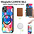 Soft Silicone Gel Leather Snap On Case Cover with Magnetic S01D for Apple iPhone 13