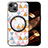 Soft Silicone Gel Leather Snap On Case Cover with Magnetic S01D for Apple iPhone 13