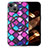 Soft Silicone Gel Leather Snap On Case Cover with Magnetic S01D for Apple iPhone 13